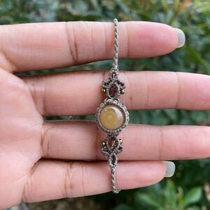 Macrame Agate Bracelet